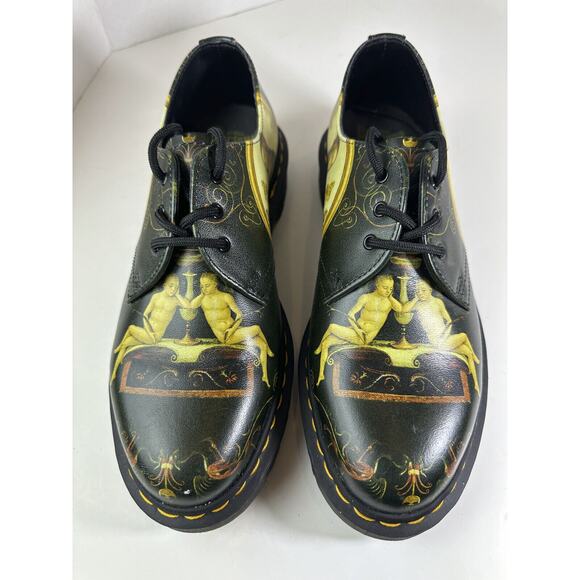 Dr. Martens DI PAOLO 1461 Shoes HTF RARE Museum Collection Art Oxfords *Flaw* - Picture 2 of 15